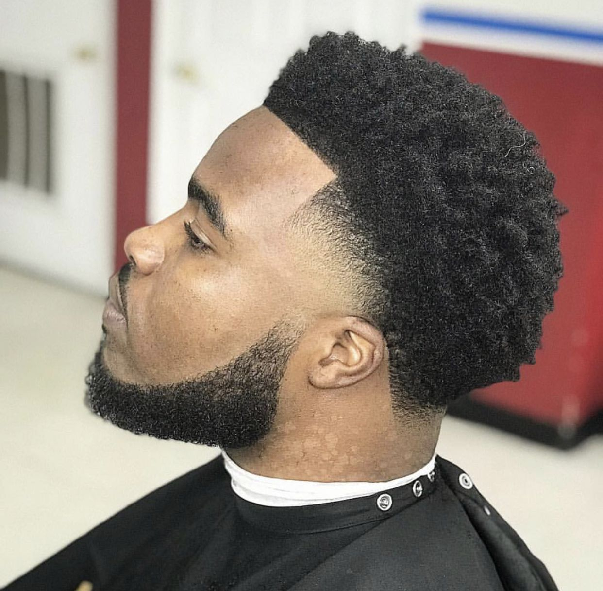Pinterest | Afro Hair Fade, Hair And Beard Styles, Mens Haircuts Fade dedans Coupe Afro Homme