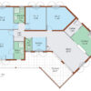 Plan De Maison : Maison De Plain-Pied 5 | Faire Construire Sa Maison concernant Maisons Plain-Pied En U