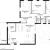 Plan De Maison Plain Pied 4 Chambres Avec Garage / Plan Maison 4 destiné Plan Maison 4 Chambres Avec Suite Parentale