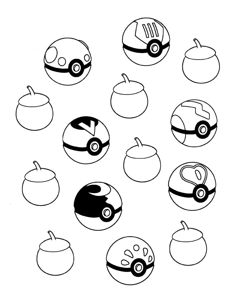 Pokeball Coloring Pages Free | K5 Worksheets tout Coloriage Pokeball À Imprimer
