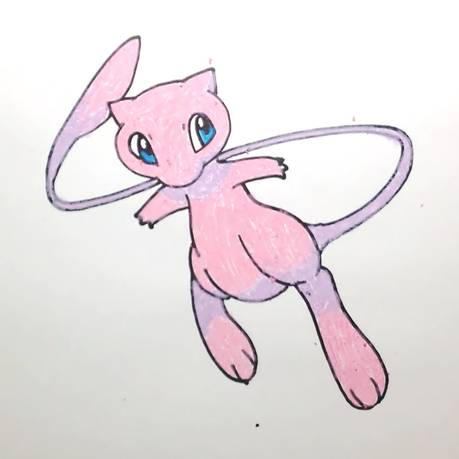 Pokemon Drawing Mew At Getdrawings | Free Download dedans Dessin Pokemon Mew