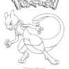 Pokémon Mewtwo Coloring Page - Super Fun Coloring à Pokemon Mewtwo Dessin