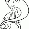 Pokemon Mewtwo Coloring Pages At Getcolorings | Free Printable destiné Pokemon Mewtwo Dessin