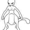 Pokemon Mewtwo Coloring Pages At Getcolorings | Free Printable serapportantà Coloriage Pokemon Mew Et Mewtwo