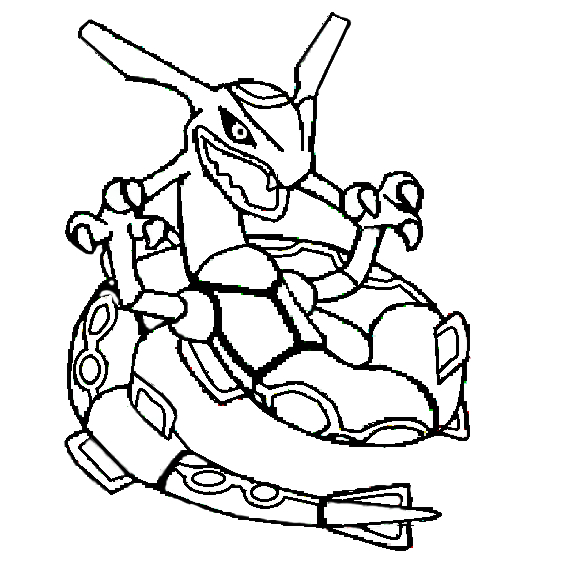 Pokemon Rayquaza Coloring Pages At Getcolorings | Free Printable destiné Coloriage Rayquaza