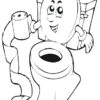 Potty Drawing At Getdrawings | Free Download à Coloriage Toilette