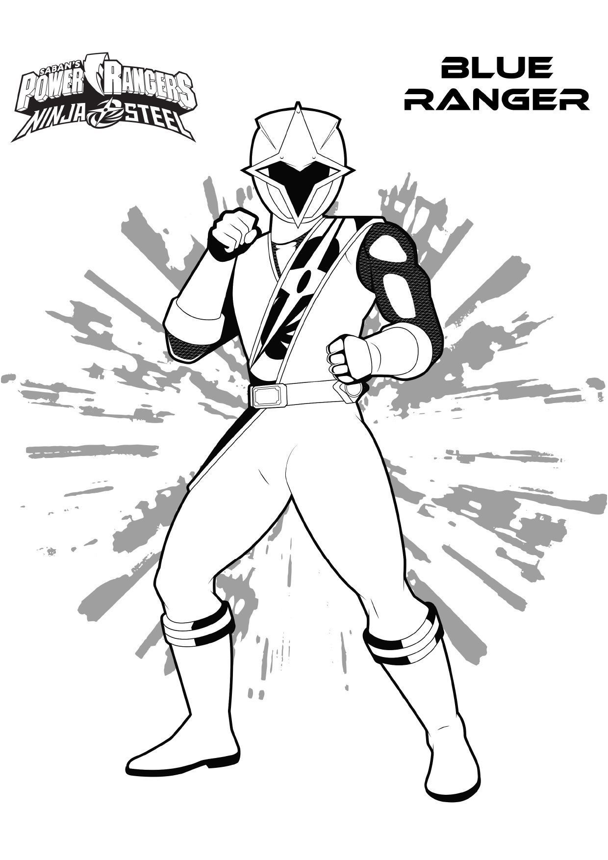 Power Ranger Ninja Steel Mask Coloring Page Coloring Pages pour Power Rangers Dessin Facile