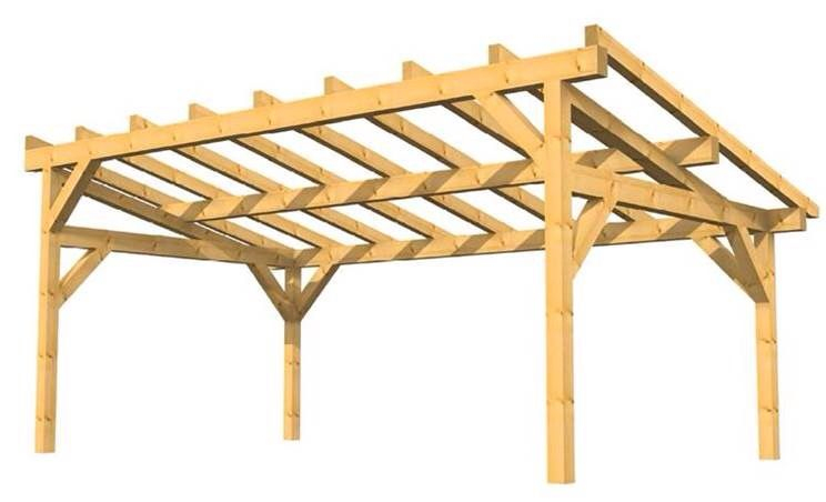 Préau Bois Mono Pente Plan De Fabrication De Cette Abris En Bois. Type tout Plan Carport Bois Gratuit Pdf