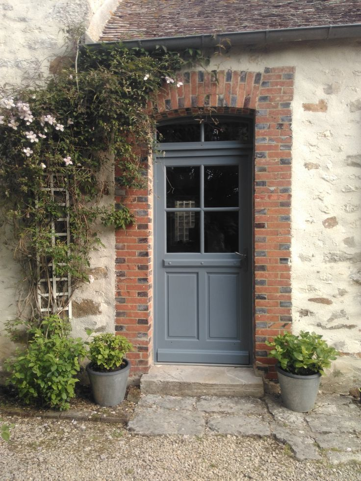 Pretty Farmhouse Door Campaign Seine-Et-Marnaise #Campaign #Farmhouse # à Porte D&amp;amp;#039;Entrée Style Campagne