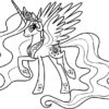 Princess Celestia Coloring Pages | My Little Pony Coloring, Princess tout Coloriage My Little Pony Princesse Luna