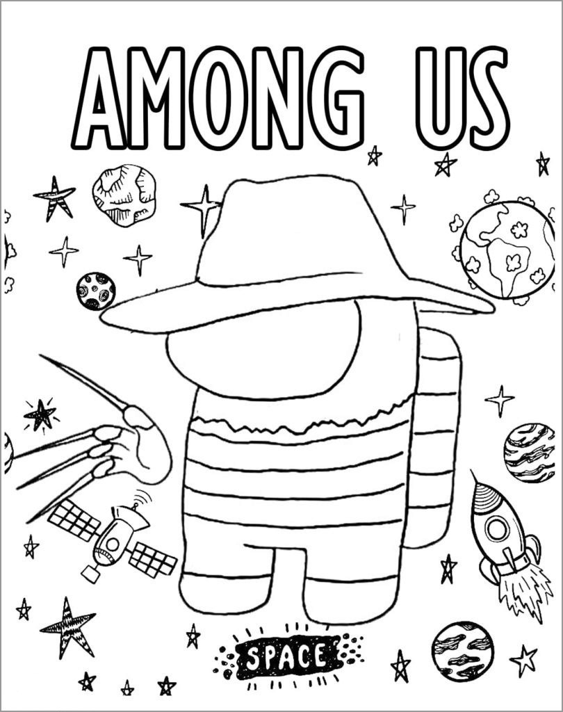 Printable Among Us Coloring Page - Coloringbay encequiconcerne Dessin A Colorier Among Us