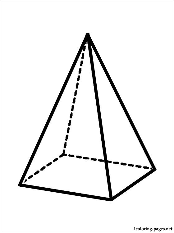 Pyramid Coloring Page At Getcolorings | Free Printable Colorings intérieur Coloriage Pyramides