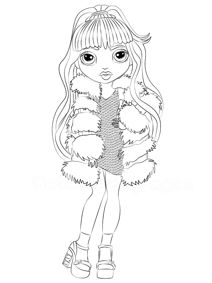 Rainbow High Coloring Pages - Free Printable Coloring Pages dedans Dessin De Rainbow High