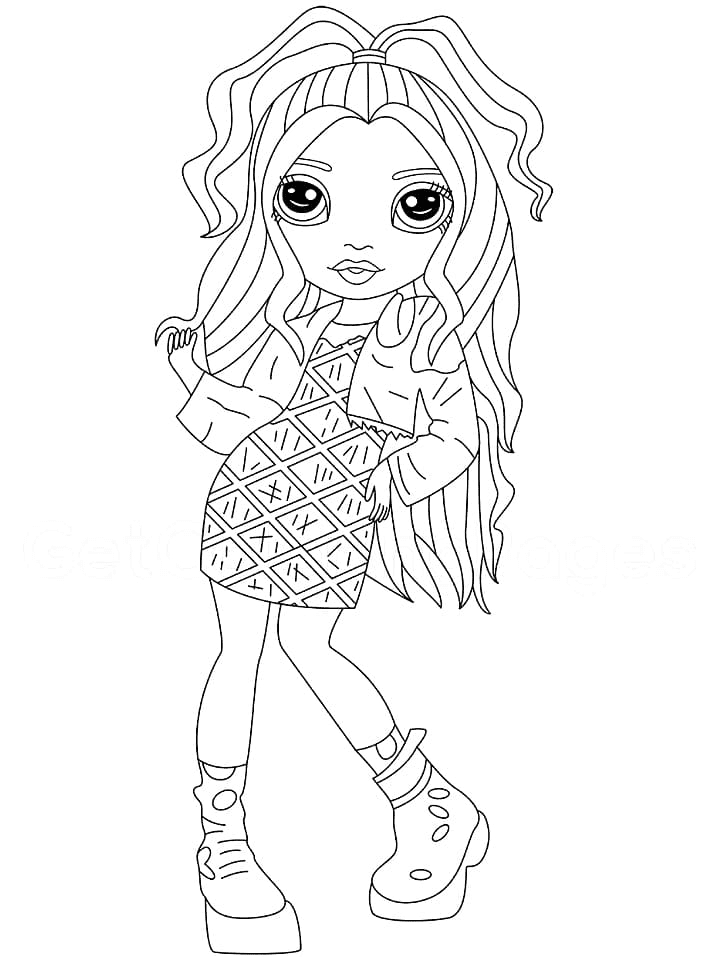 Rainbow High Coloring Pages - Free Printable Coloring Pages serapportantà Dessin De Rainbow High