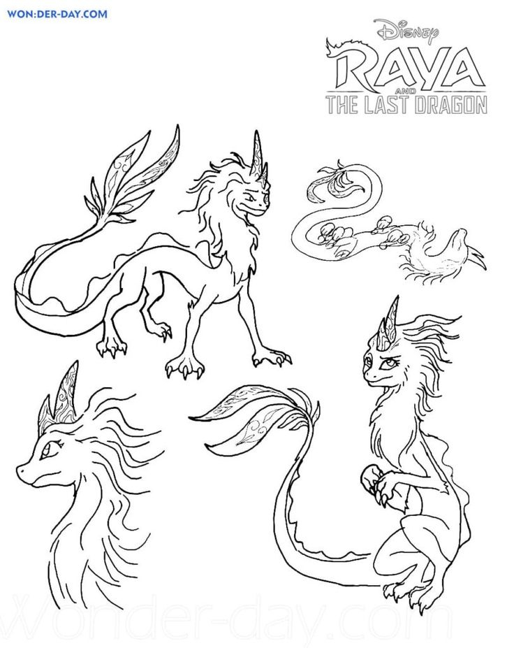Raya And The Last Dragon Coloring Pages - 50 Free Coloring Pages In avec Raya Coloriage