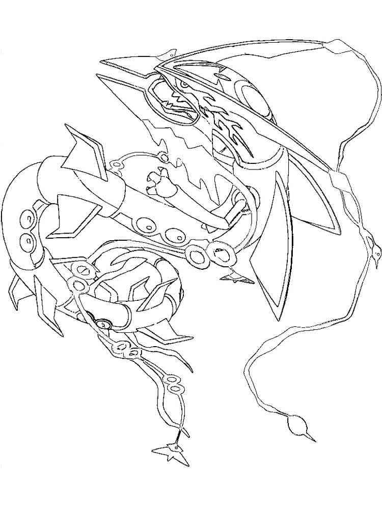 Rayquaza Coloring Pages. Free Printable Rayquaza Coloring Pages. encequiconcerne Coloriage Pokemon Rayquaza