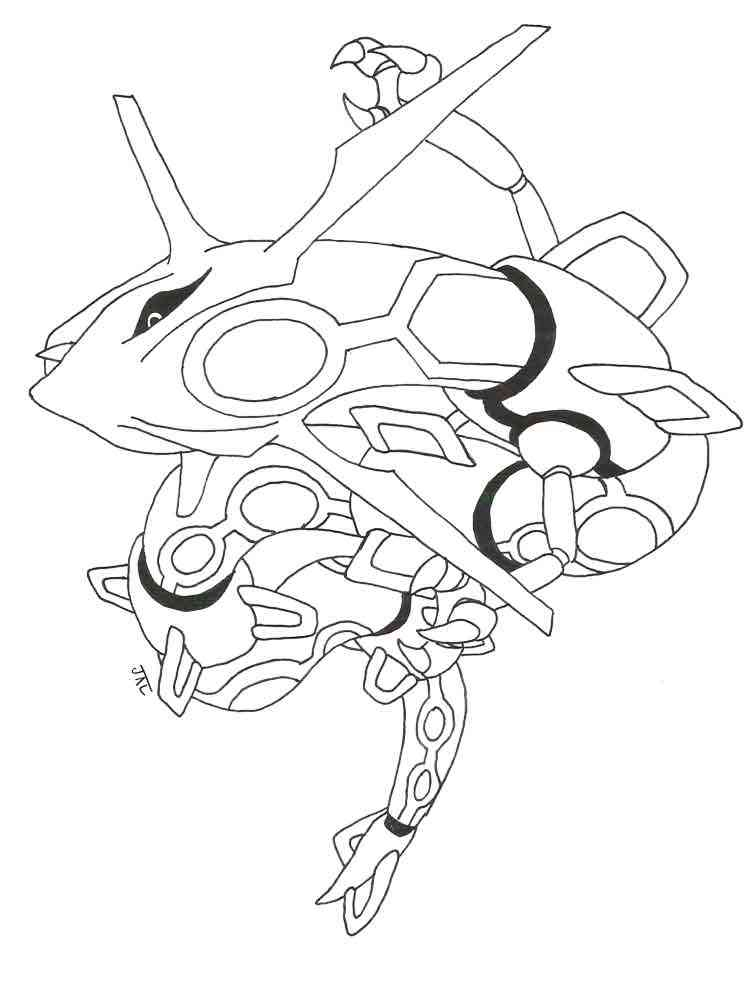 Rayquaza Coloring Pages. Free Printable Rayquaza Coloring Pages. intérieur Coloriage Rayquaza