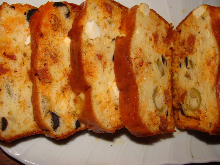 Recette De Cake Au Chorizo, À La Feta Et Aux Olives à Cake Au Chorizo De Sophie