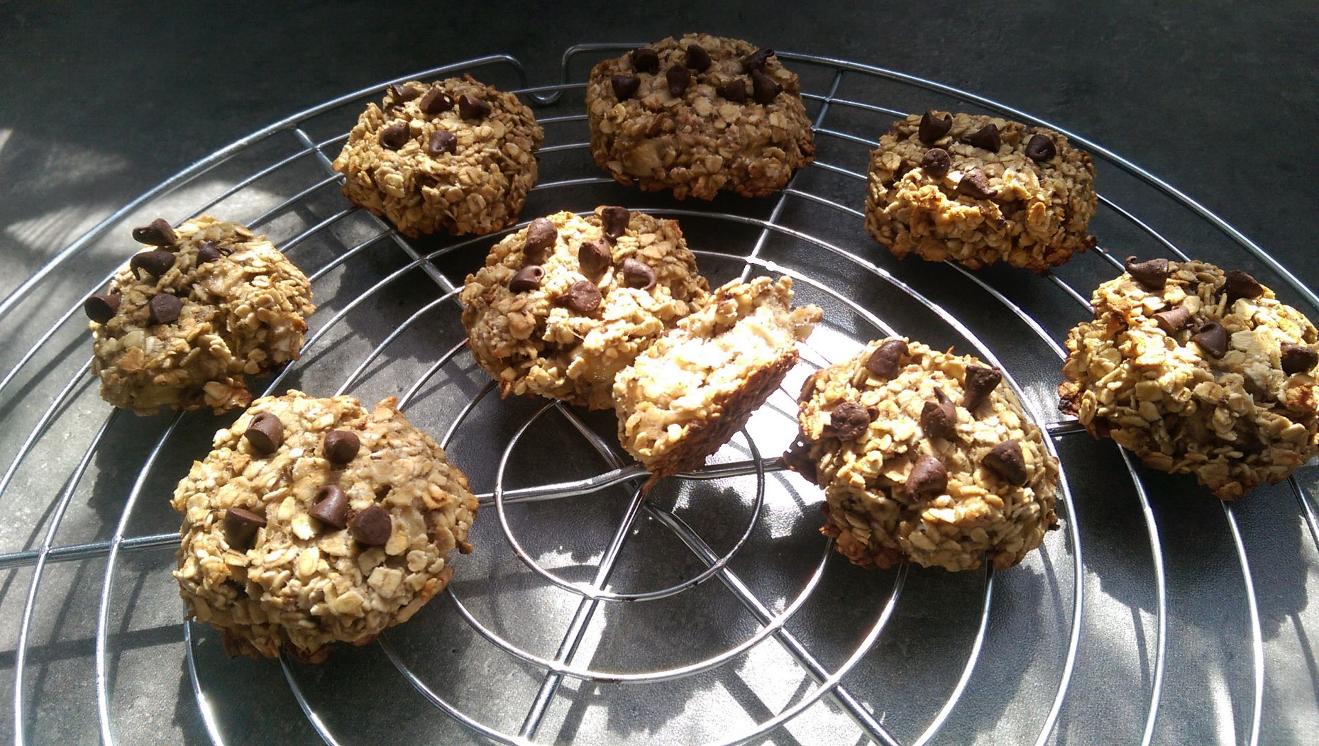 Recette 🍪 Cookies Aux Flocon D&amp;#039;Avoine Et 🍌 Banane Sur Le Plaisir De pour Gateau Healthy Banane Flocon D&amp;amp;#039;Avoine