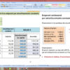 Remboursement Emprunt Par Amortissements Constants - Exercice Commenté intérieur Tableau Excel Calcul Remboursement Mutuelle