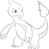 Reptincel (No.05) : Pokémon De Génération I - Tous Les Coloriages pour Coloriage Reptincelle