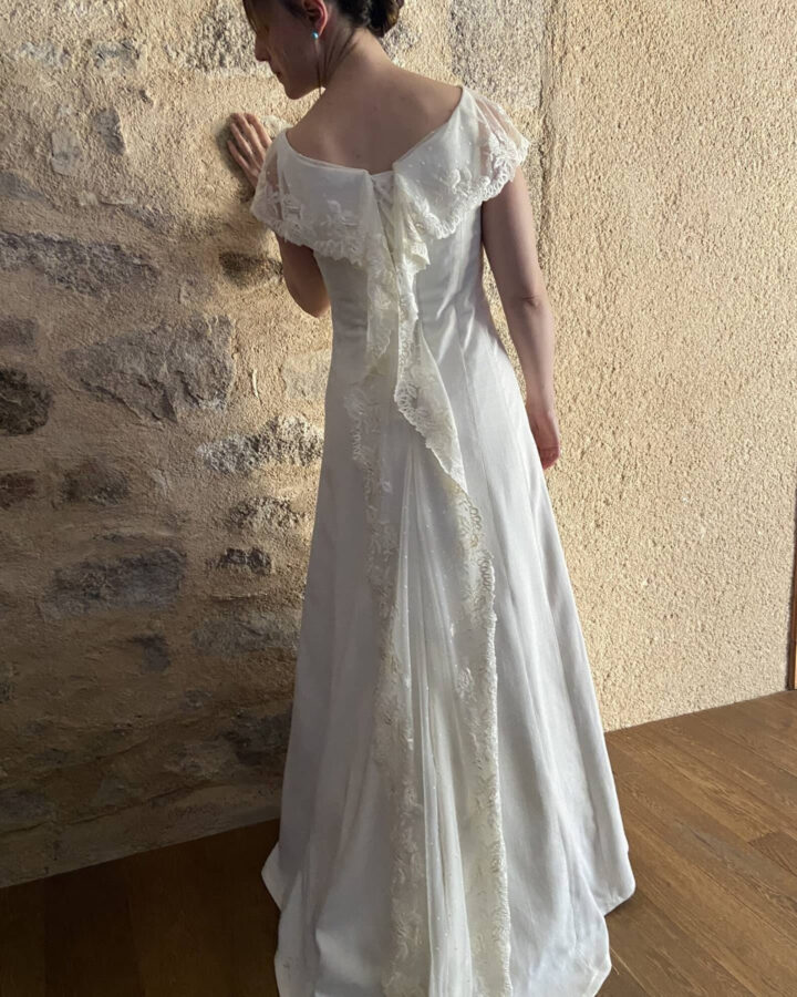 Robe De Mariée Ivoire Champêtre Made In France - Etsy France intérieur Robe De Mariée Champetre