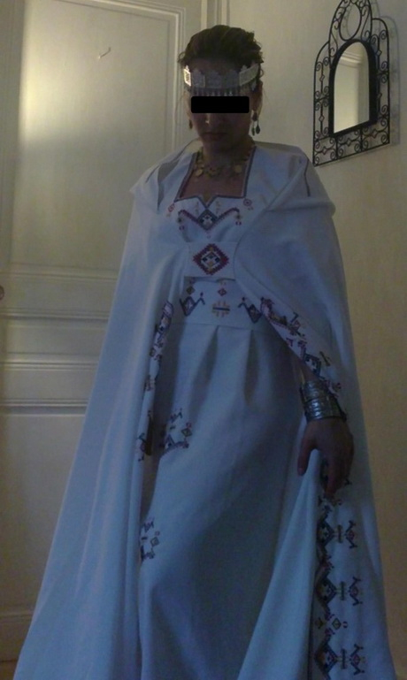 Robe Kabyle Blanche - Beauté Et Mode à Robe Kabyle Blanche