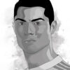 Ronaldo Vector Drawing - Unlimited Clipart Design avec Dessins De Cristiano Ronaldo