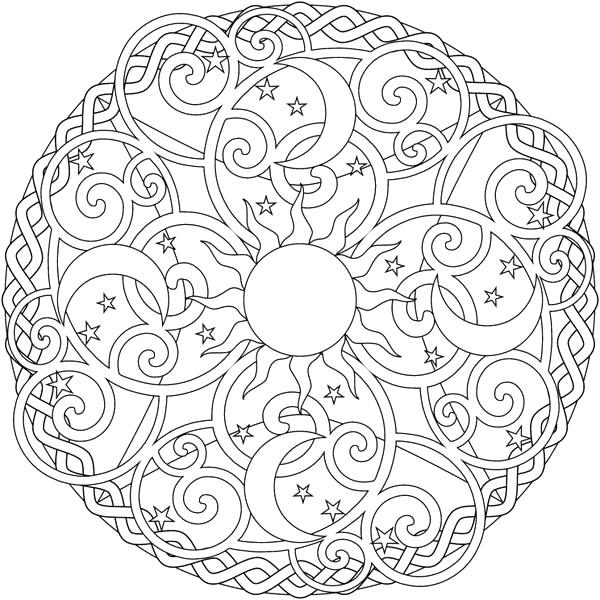 Rose Mandala Coloring Pages At Getdrawings | Free Download tout Coloriage Rose Mandala