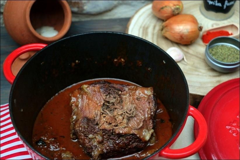 Rôti De Paleron De Boeuf Confit En Cocotte ~ Happy Papilles | Recette avec Recette Paleron De Boeuf Sauce Tomate