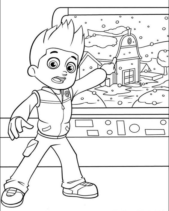 Ryder Paw Patrol Coloring Pages At Getdrawings | Free Download à Ryder Pat Patrouille Coloriage