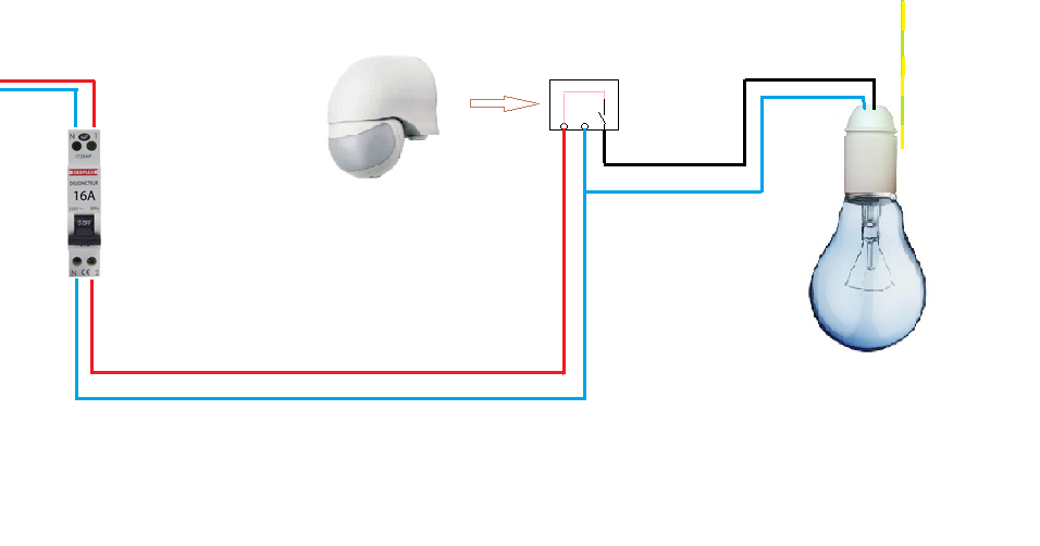 Schémas Electriques: Schema Electrique Detecteur De Presence destiné Schema Detecteur De Mouvement