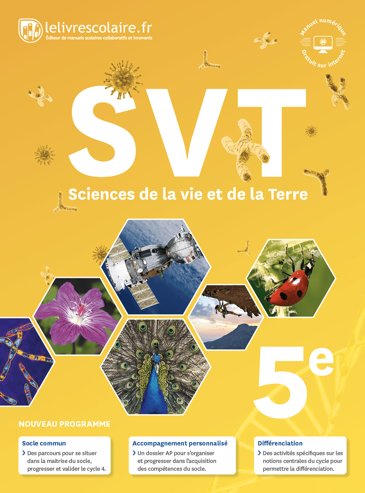 Sciences De La Vie Et De La Terre Collège - Manuel Scolaire Élève intérieur Page De Garde Sciences