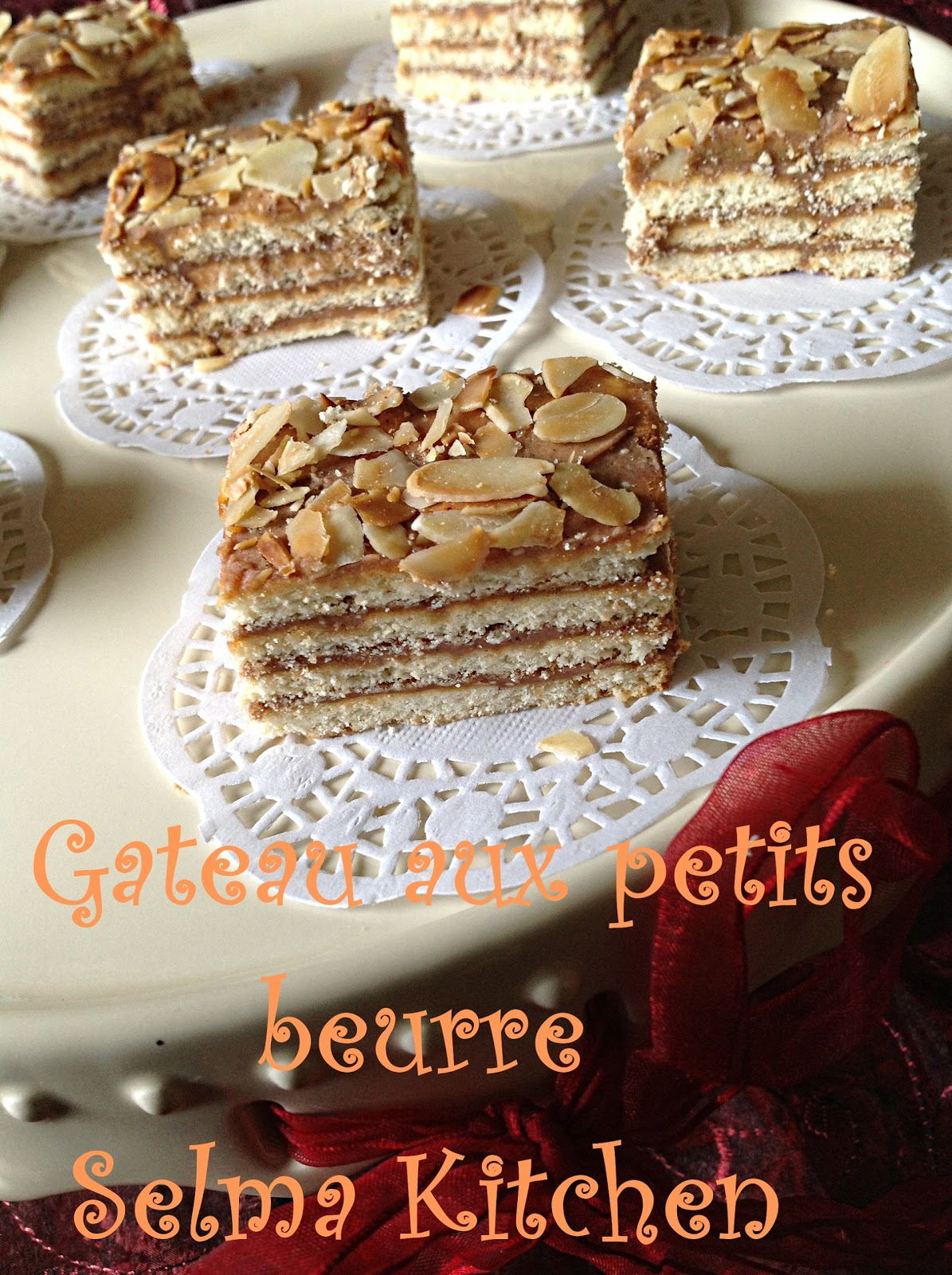 Selma Kitchen: Gateau Aux Petit Beurre .Recette Facile De Gateau Aux à Gâteau Petit Beurre De Mon Enfance