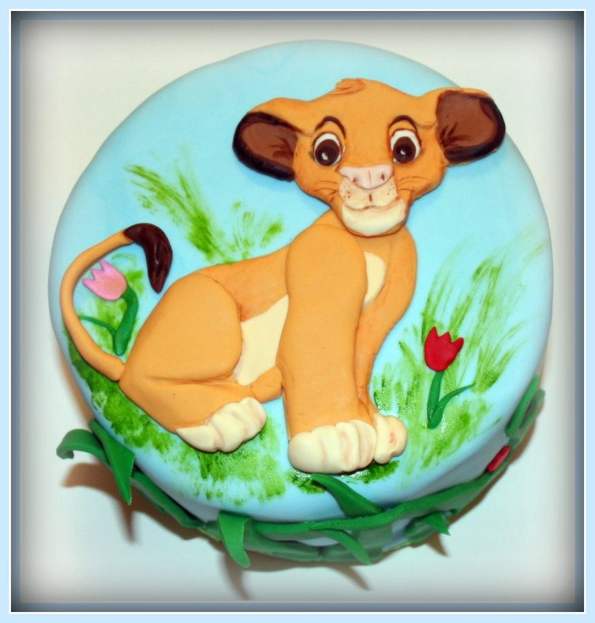 Simba (Lion King) — Children&amp;#039;S Birthday Cakes | Kindertaarten, Verjaardag tout Gâteau Roi Lion