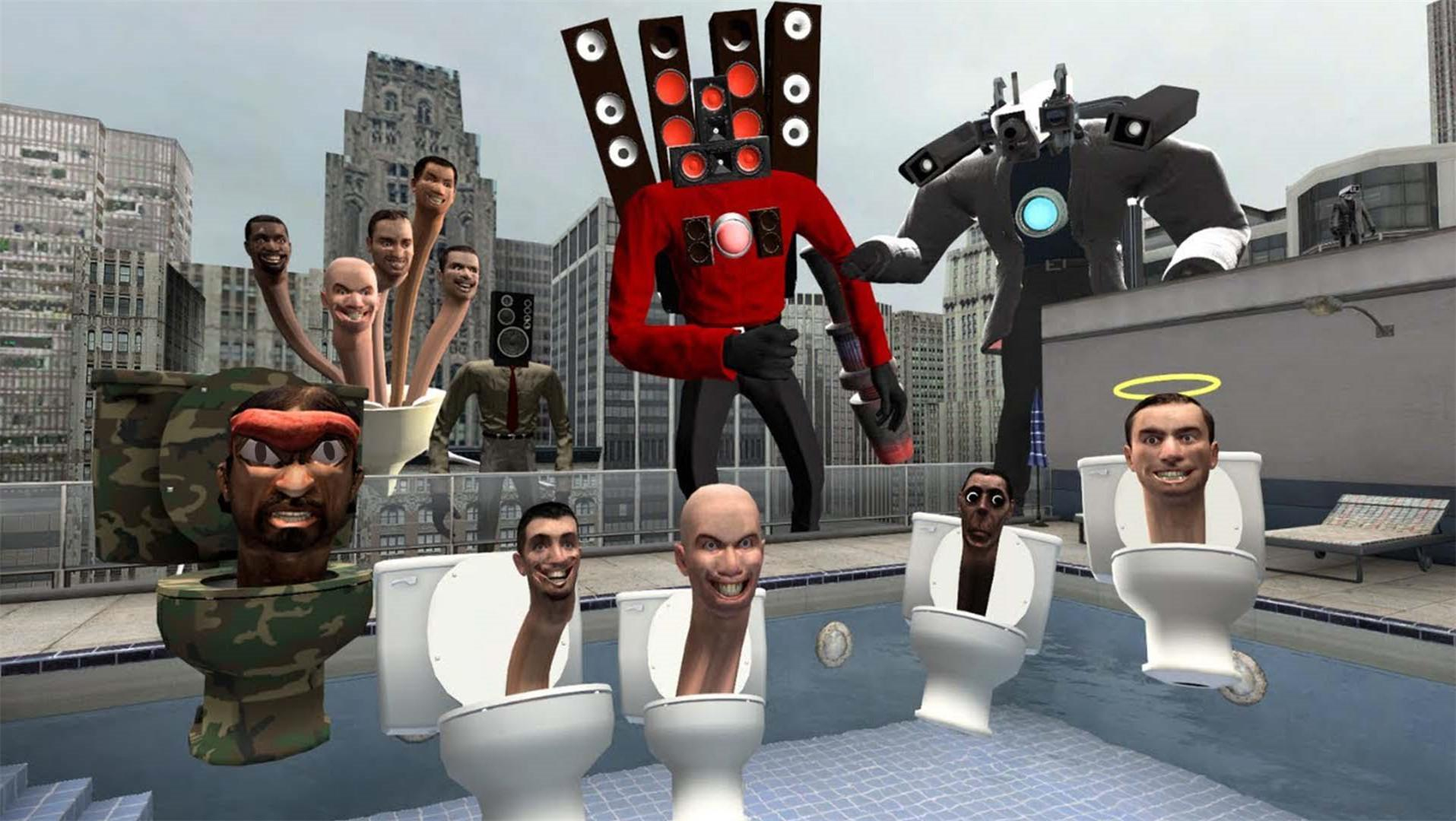 Skibidi 厕所 Vs 摄影师安卓版游戏Apk下载 à Dessin Skibidi Toilette