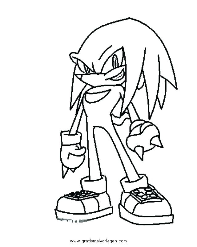 Sonic Knuckles Coloring Pages At Getdrawings | Free Download intérieur Coloriage Sonic Tails Knuckles