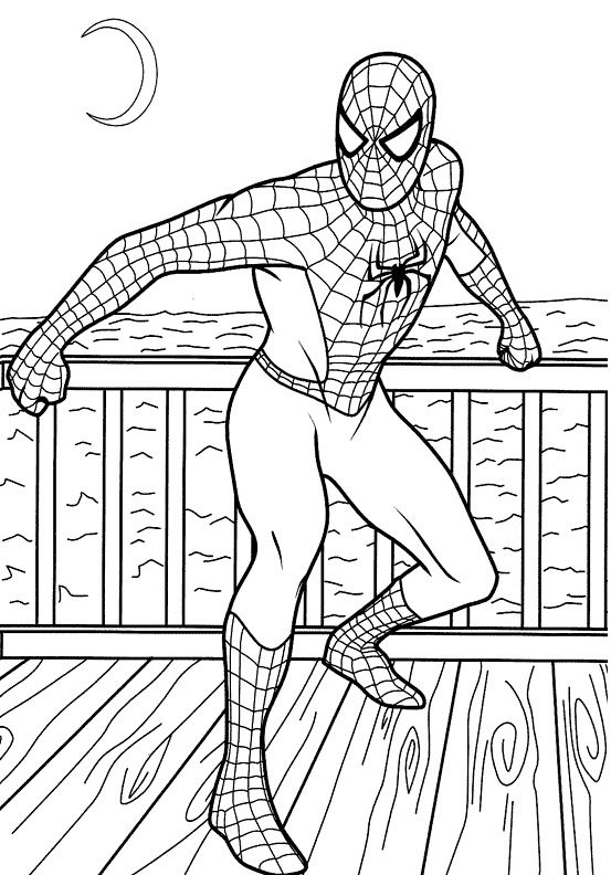 Spiderman 4 Super Héros - Coloriages À Imprimer | Spiderman Coloring tout Dessin À Imprimer Gratuit Spiderman