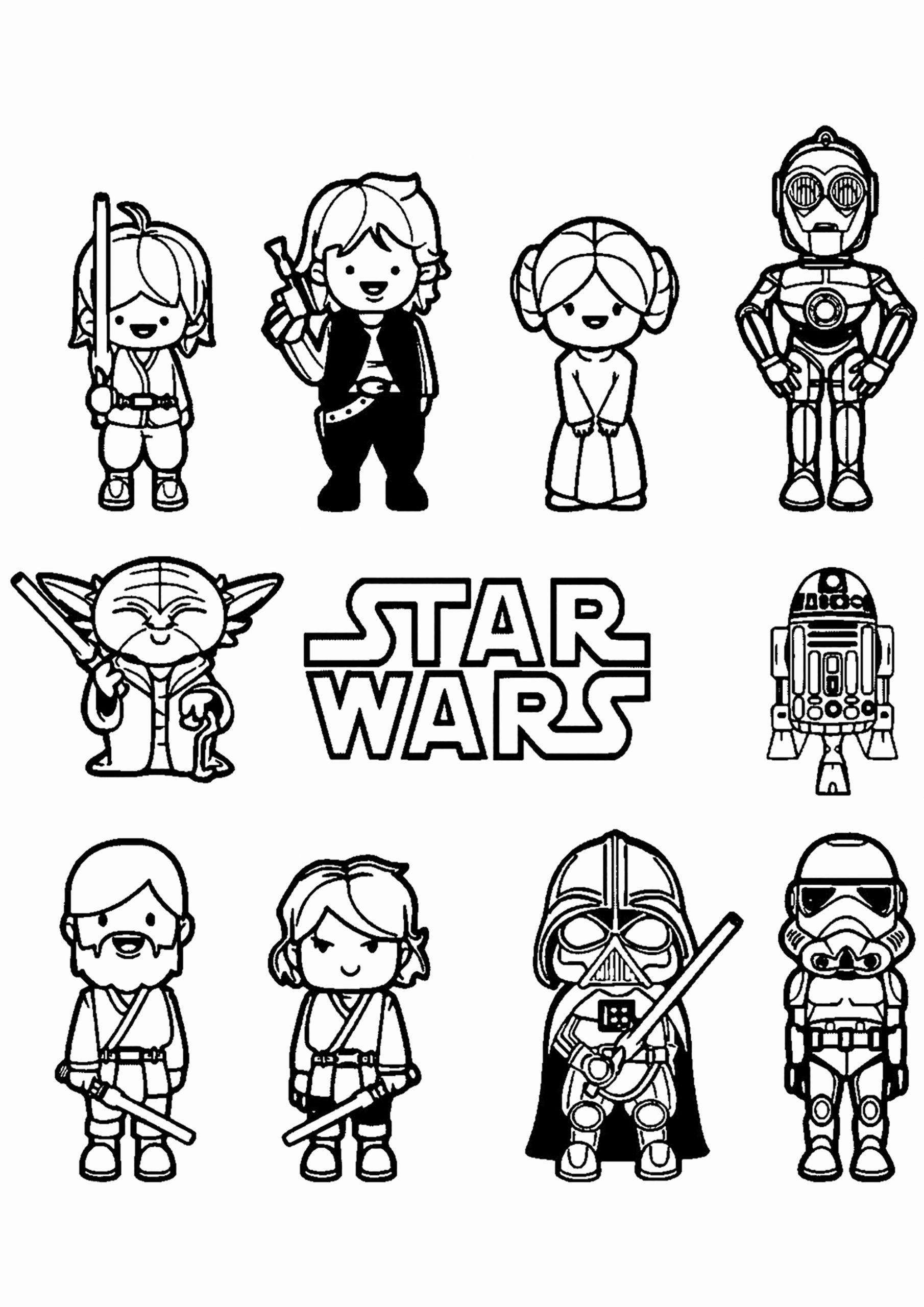 Star Wars Prints | Star Wars Gifts 2020 | Star Wars Coloring Book, Star pour Lego Star Wars Coloriage
