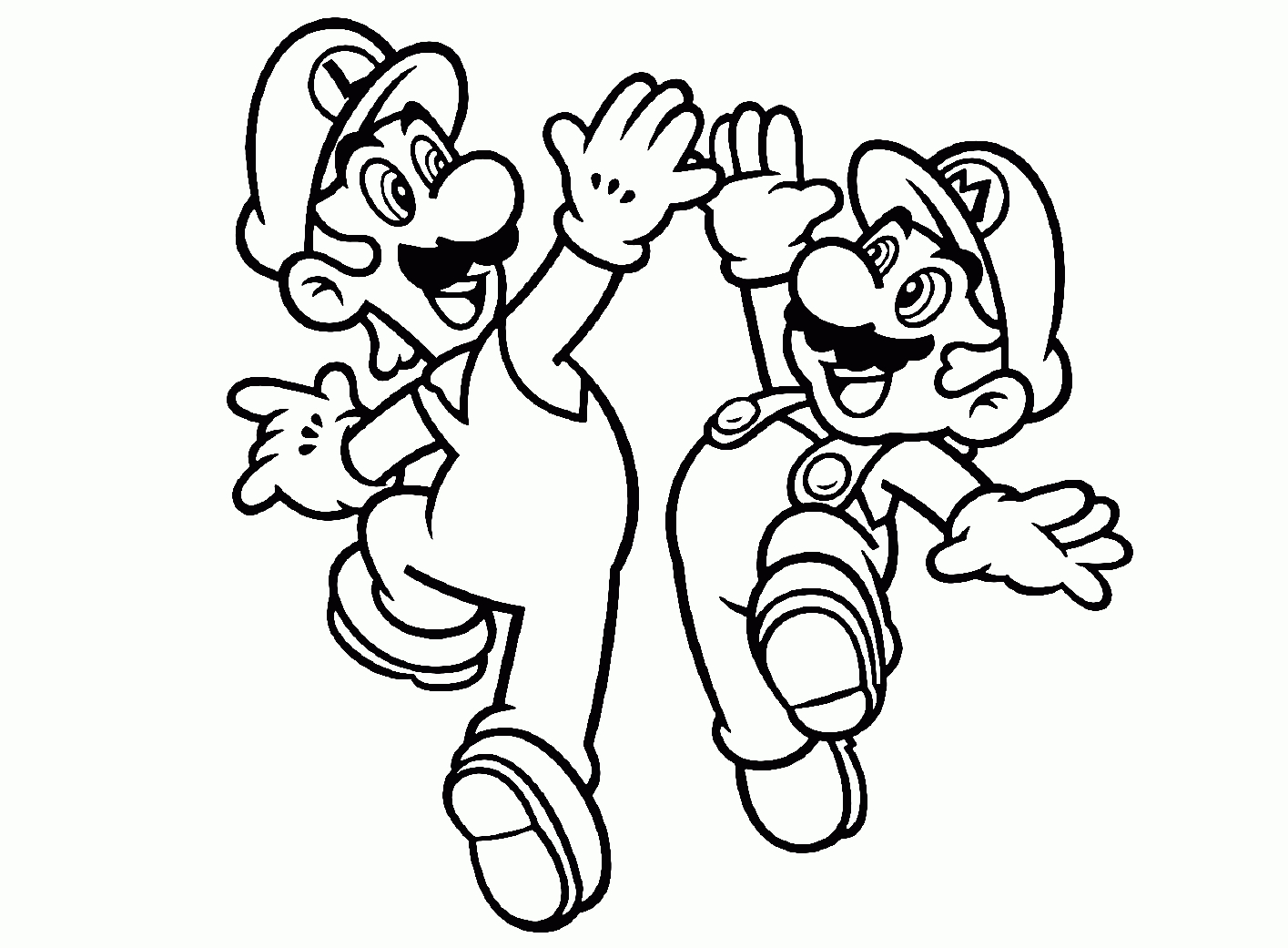 Super Mario Coloring Pages: Mario Brothers (2020) » Print Color Craft dedans Mario À Imprimer