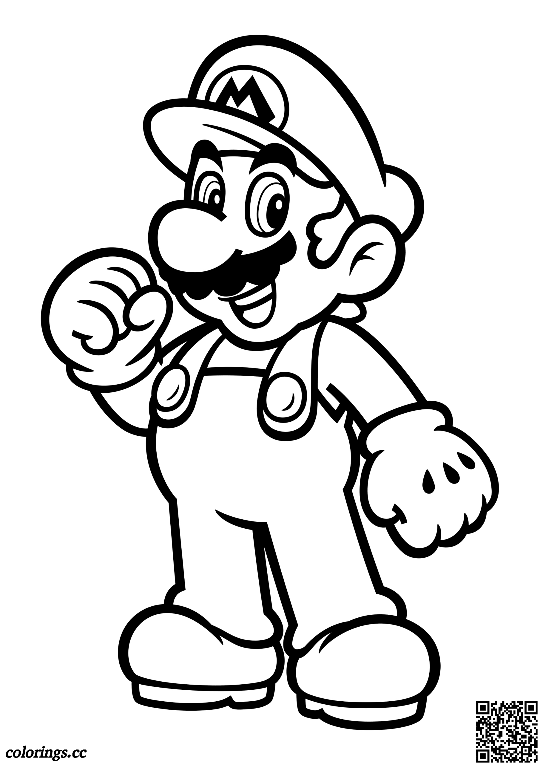 Super Mario Tegninger Til Farvelægning, Super Mario Tegninger Til serapportantà Dessin Mario A Imprimer