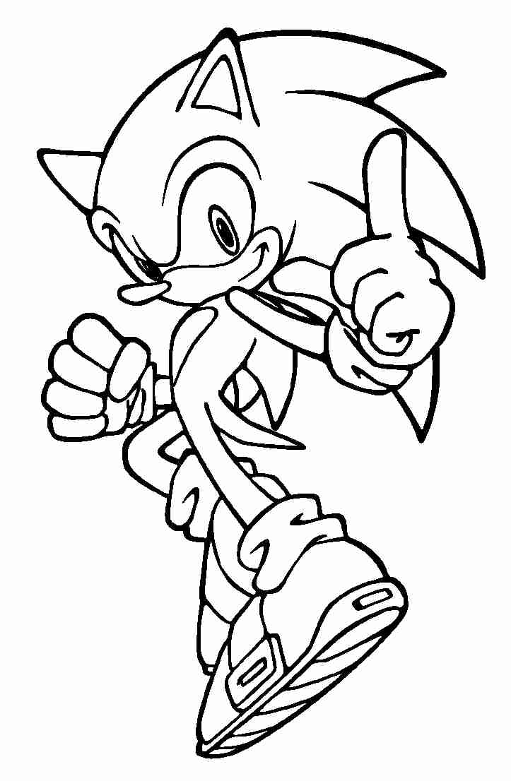 Super Sonic Coloring Pages At Getcolorings | Free Printable intérieur Coloriage Super Sonic