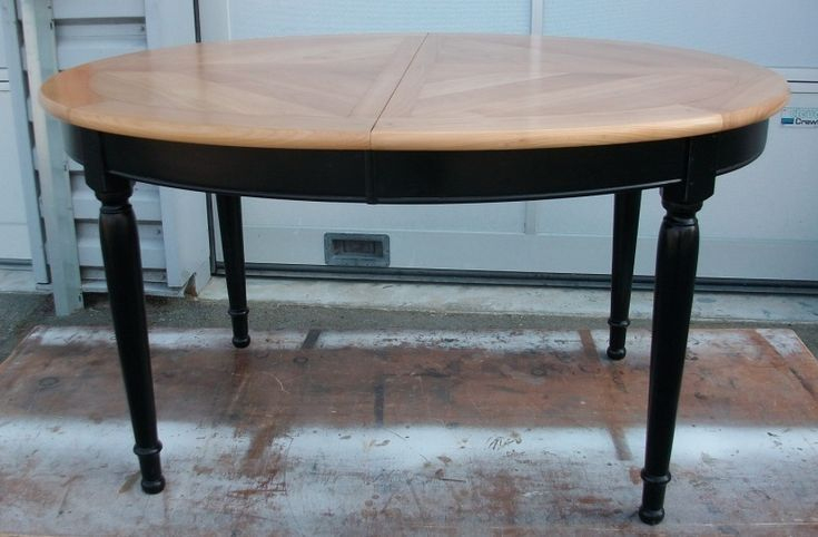 Table Style Louis Philippe - Art&amp;#039;Ébèn #Louis #Philippe #Style #Table à Table Ronde Ancienne Relookée