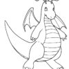 Téléchargez Ou Imprimez Cette Incroyable Coloriage: Dragonite Pokemon avec Coloriage Pokemon Dracolosse