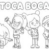 Toca Boca Printable - Printable Templates à Dessin Toca Boca
