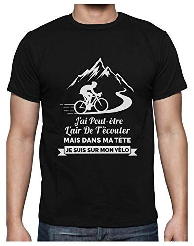 Tshirt Papa T Shirt Cyclisme Cadeau Pour Papa Papy Homme Humour Velo dedans Humour Velo Homme