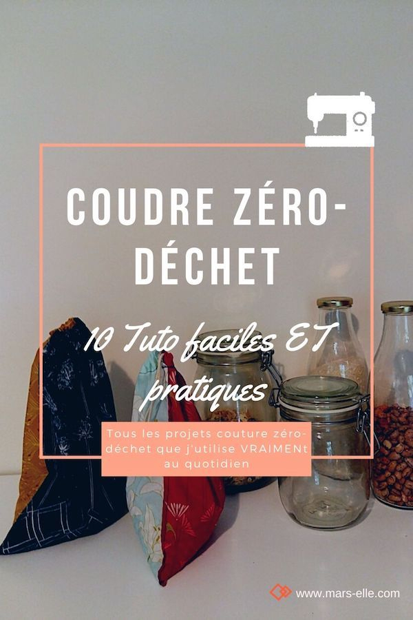 Tutoriel Archives - Mars-Elle | Projets De Couture Débutants, Zéro destiné Couture Zero Dechet