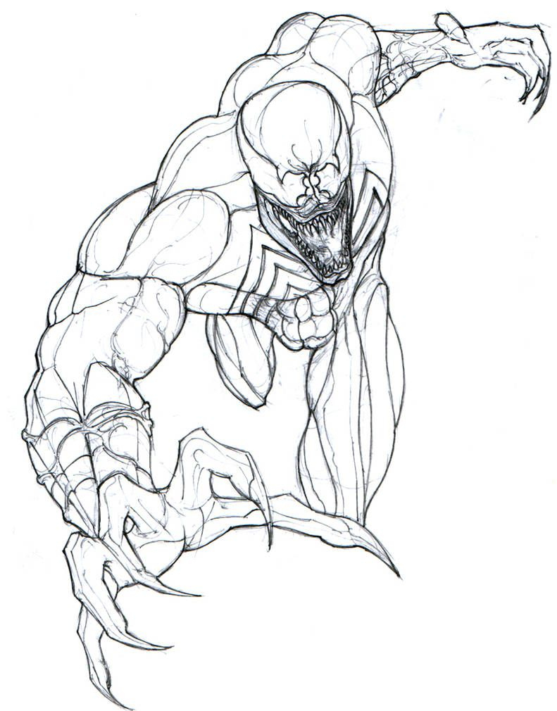 Venom By Xadu On Deviantart In 2021 | Avengers Coloring Pages, Hulk encequiconcerne Coloriage Venom