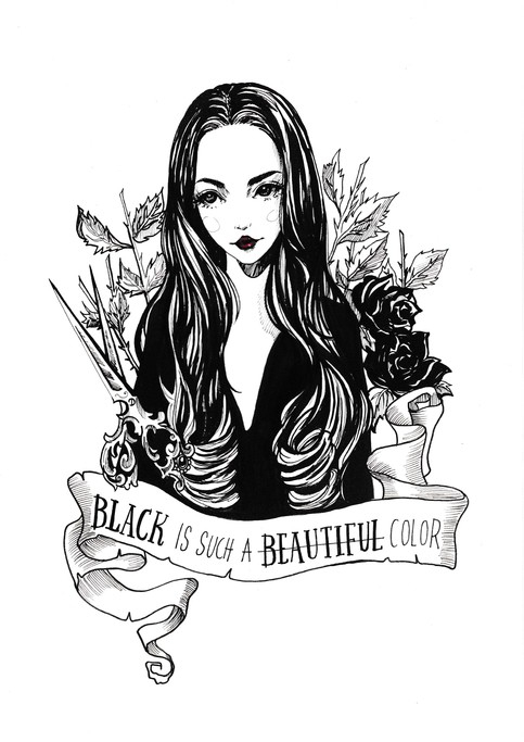 Wednesday Coloring Pages - Free Coloring Pages pour Mercredi Addams Dessin A Imprimer