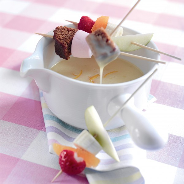 White Chocolate Fondue - Dale Farm tout Fondu A Blanc